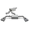 Cobra Sport Cat Back System (Resonated) to fit Audi TTS (Quattro) Quad Exit TailPipes (from 2008 to 2014)