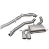 Cobra Sport Turbo Back System (Sports Cat & Non-Resonated) to fit Audi S3 (8P) (5 Door) (from 2006 to 2012)