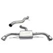 Cat Back System (Non-Resonated) Audi TT 3.2 Coupe (Quattro) Dual Exit Tailpipes (from 2007 to 2011)