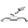 Cobra Sport Cat Back System (Resonated) to fit Audi TT 3.2 Coupe (Quattro) Dual Exit Tailpipes (from 2007 to 2011)