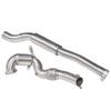 Cobra Sport Front Pipe & Sports Cat Section To Standard Cat Back to fit Audi TTS Mk3 (from 2015 to 2019)