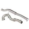 Cobra Sport Front Pipe De-Cat Section To Standard Cat Back to fit Audi TTS Mk3 (from 2015 to 2019)