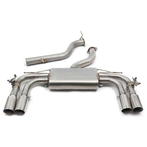 (Valved) Cat Back System (Non-Resonated) Audi S3 (8V) (3 Door) (from 2013 to 2017)