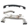 Cobra Sport N20 M-Sport Quad Exit Rear Section ** Includes Rear Panel ** to fit BMW 320i (F30/F31) (from 2011 to 2015)