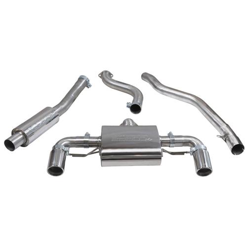 Cat Back System (Resonated) BMW M240i Auto (F22 LCI) (from 2015 to 2021)