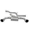 Cobra Sport Cat Back System (Non-Resonated) to fit Ford Focus RS (Mk2) (from 2008 to 2012)