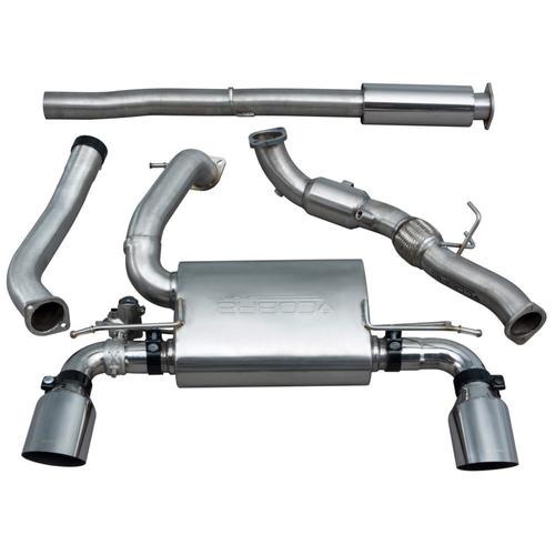Turbo Back System (Sports Cat & Resonated) (Valved) Ford Focus RS (Mk3) (from 2015 to 2018)