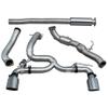 Cobra Sport Turbo Back System (Sports Cat) venom (Valved) to fit Ford Focus RS (Mk3) (from 2015 to 2018)