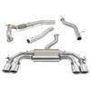 Cobra Sport Valved Turbo Back System - De Cat - Non Resonated to fit Volkswagen Golf R MK8 (from 2020 onwards)