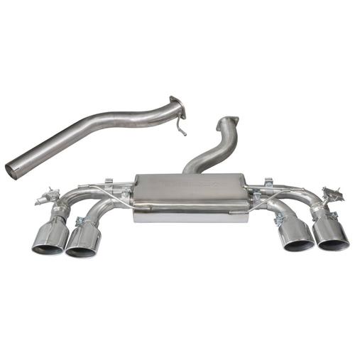 Cat Back System (Resonated) - Non-Valved Volkswagen Golf R Mk7 (from 2013 to 2018)