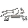 Cobra Sport Turbo Back System (Sports Cat & Non-Resonated) - Valved to fit Volkswagen Golf R Mk7 (from 2013 to 2018)