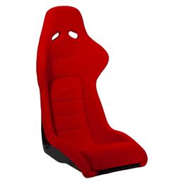 Cobra Stock Nogaro Clubsport Seat (with Harness Slots) - Ebisu Edition - Red Nylon - Small Logo