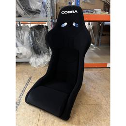 Cobra Stock Nogaro Clubsport Seat (with Harness Slots) - Black Nylon - 2024 Edition