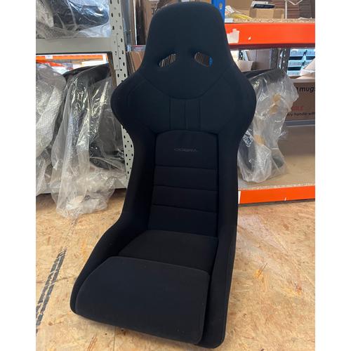 Cobra Stock Nogaro Clubsport Seat (with Harness Slots) - Black Nylon - US Spec