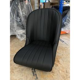 Cobra Stock Roadster XL Bucket Seat - Black Vinyl with Piping