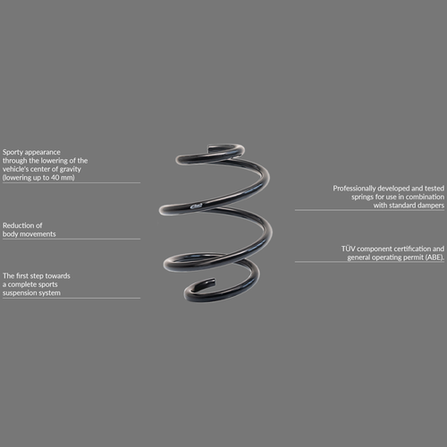 Pro Kit Lowering Springs Audi A3 (8V1, 8VK) 1.8 TFSI quattro, 2.0 TFSI quattro, 2.0 TDI quattro