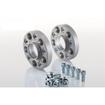 25mm Silver Pro Wheel Spacers Renault MEGANE II CONVERTIBLE (EM0/1_) (from Sep 2003 to Dec 2009)
