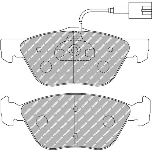 DS Performance Front Brake Pads Fiat Bravo (182) (2.0 HGT 20V) (from 1995 to 1998)