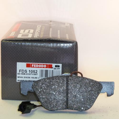 DS Performance Front Brake Pads Fiat Multipla (186) (1.6 100 16V) (from 1999 to 2010)