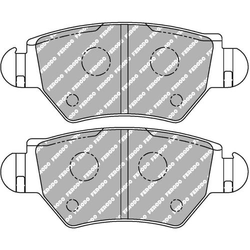 DS Performance Rear Brake Pads Vauxhall ASTRA Mk IV (G) Saloon (1.7 DTI 16V, 1.7 TD) (from 2000 to 2005)