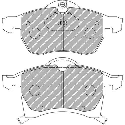 DS Performance Front Brake Pads Vauxhall ZAFIRA Mk I (A) (F75) (1.6 16V) (from 1999 to 2005)