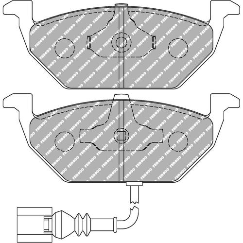DS Performance Front Brake Pads Seat Cordoba (III) (1.4 TDi) (from 2002 to 2005)