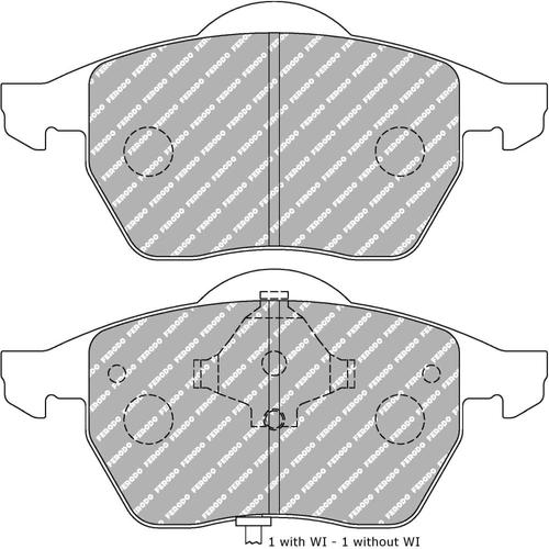 DS Performance Front Brake Pads Volkswagen GOLF IV Variant (1J5) (1.9 TDI) (from 2000 to 2006)