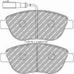 DS Performance Front Brake Pads Lancia MUSA (350) (1.9 i Multijet) (from 2004 onwards)