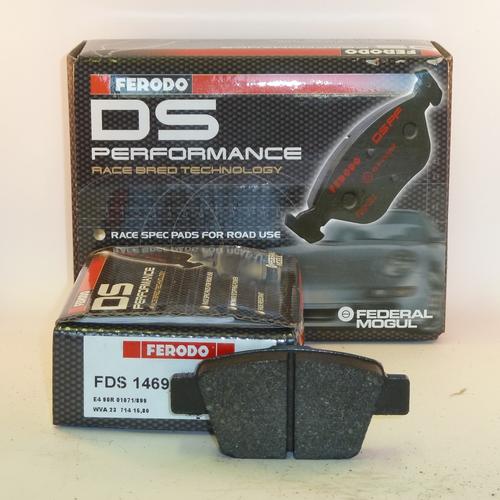DS Performance Rear Brake Pads Fiat STILO Multi Wagon (192) (1.4 16V) (from 2004 to 2008)