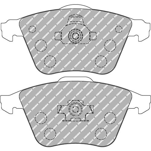 DS Performance Front Brake Pads Ford Focus II (DA) (2.5 ST) (from 2005 onwards)