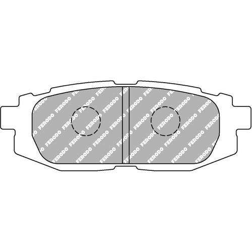DS Performance Rear Brake Pads Subaru Legacy V (2.5 GT AWD) (from 2010 onwards)
