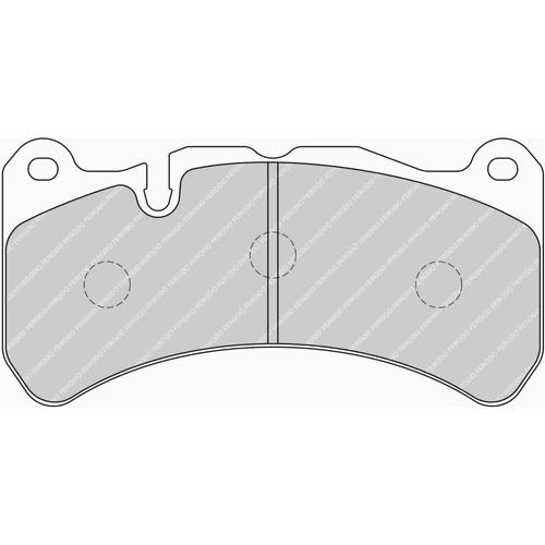 DS Performance Front Brake Pads Ford BF GT-P (Brembo Front 6POT and Rear) (FPV) (from 2006 onwards)