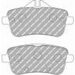 DS Performance Rear Brake Pads Mercedes GLE Coupe (C292) (350 d 4-matic (292.323, 292.324)) (from 2015 onwards)
