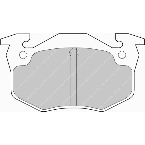 DS Performance Rear Brake Pads Renault 9 (L42) (1.4 Turbo) (from 1984 to 1986)
