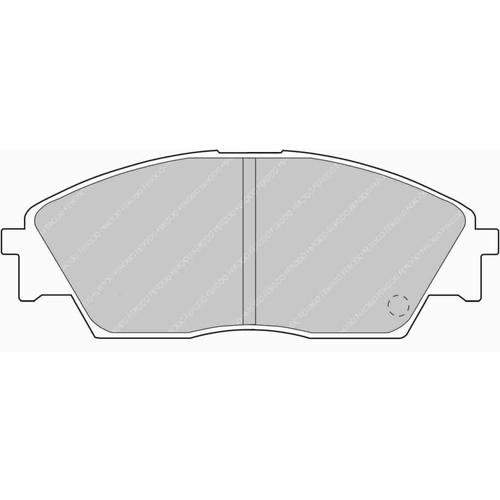 DS Performance Front Brake Pads Honda Civic IV Fastback (MA, MB) (1.6 i Vtec) (from 1994 to 1997)