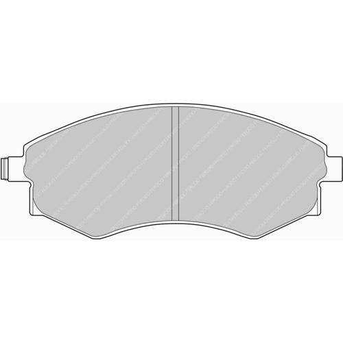 DS Performance Front Brake Pads Hyundai Sonata I (Y-2) (2.0 i) (from 1988 to 1991)