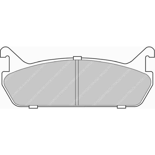 DS Performance Rear Brake Pads Mazda 323 Saloon/Hatchback IV (BG) (1.6) (from 1989 to 1991)