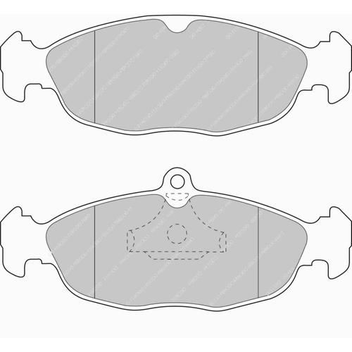 DS Performance Front Brake Pads Vauxhall Astra Convertible II (1.6 i CAT) (from 1987 to 1993)