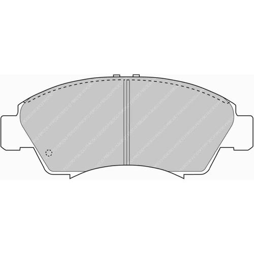 DS Performance Front Brake Pads Honda Civic IV Coupe (EJ) (1.5 i LSi) (from 1994 to 1995)