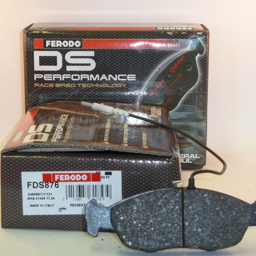 DS Performance Front Brake Pads Peugeot 306 Convertible (7D, N3, N5) (1.8) (from 1994 to 2002)