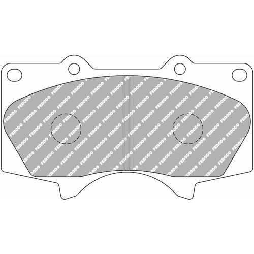 DS Performance Front Brake Pads Toyota Hilux III Pickup (TGN1, GGN2, LAN, GGN1, KUN2, KUN1) (2.5 D-4D 4WD) (from 2007 onwards)