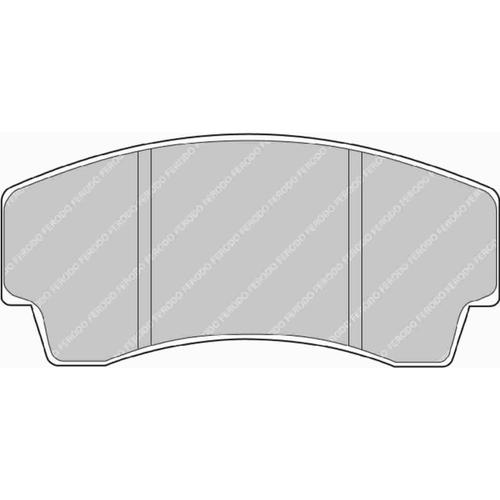 DS Performance Front Brake Pads Peugeot 206 Hatchback (2A/C) (Coupe circuit CC) (from 2003 onwards)