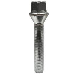 Forged Replacement Wheel Bolt Set - 60mm M12x1.25, 60° seat, 17mm hex