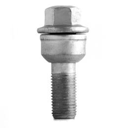 Forged Replacement Wheel Bolt Set - 28mm M14x1.5, R14 seat, 17mm hex, washer
