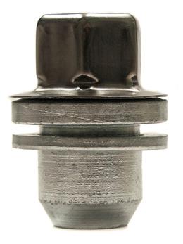 Forged Replacement Wheel Nut Set - M16x1.5, Flat seat, 27mm hex, 54mm long, washer