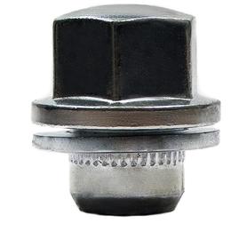 Forged Replacement Wheel Nut Set - 1/2" UNF, Flat seat, 22mm hex, 33mm long, washer