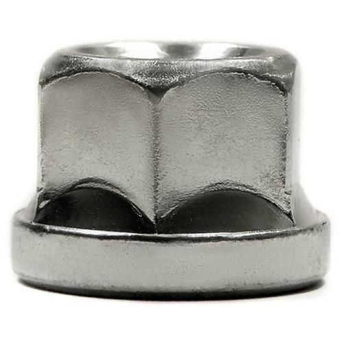 Forged Replacement Wheel Nut Set - M12x1.25, Flat seat, 19mm hex, 17mm long