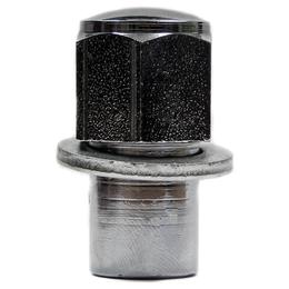 Forged Replacement Wheel Nut Set - 3/8" UNF, Flat seat, 19mm hex, 38mm long, washer