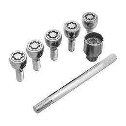 Forged Locking Wheel Bolts (x5) - 44mm M14x1.5, R13 seat, 19mm hex