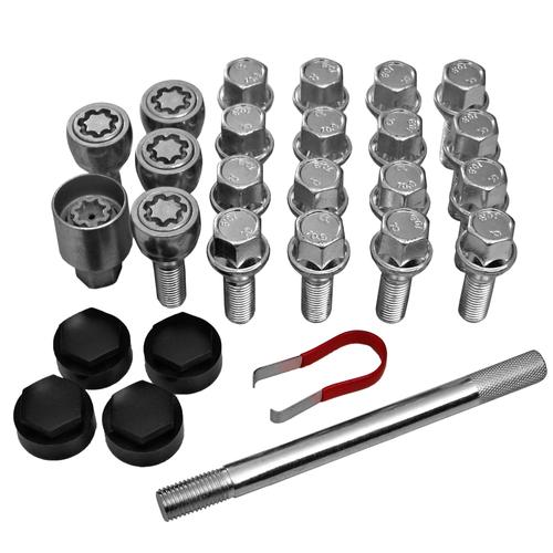 Replacement Wheel Bolt Package with Locking Bolts Volkswagen Touareg (from 2003 onwards)